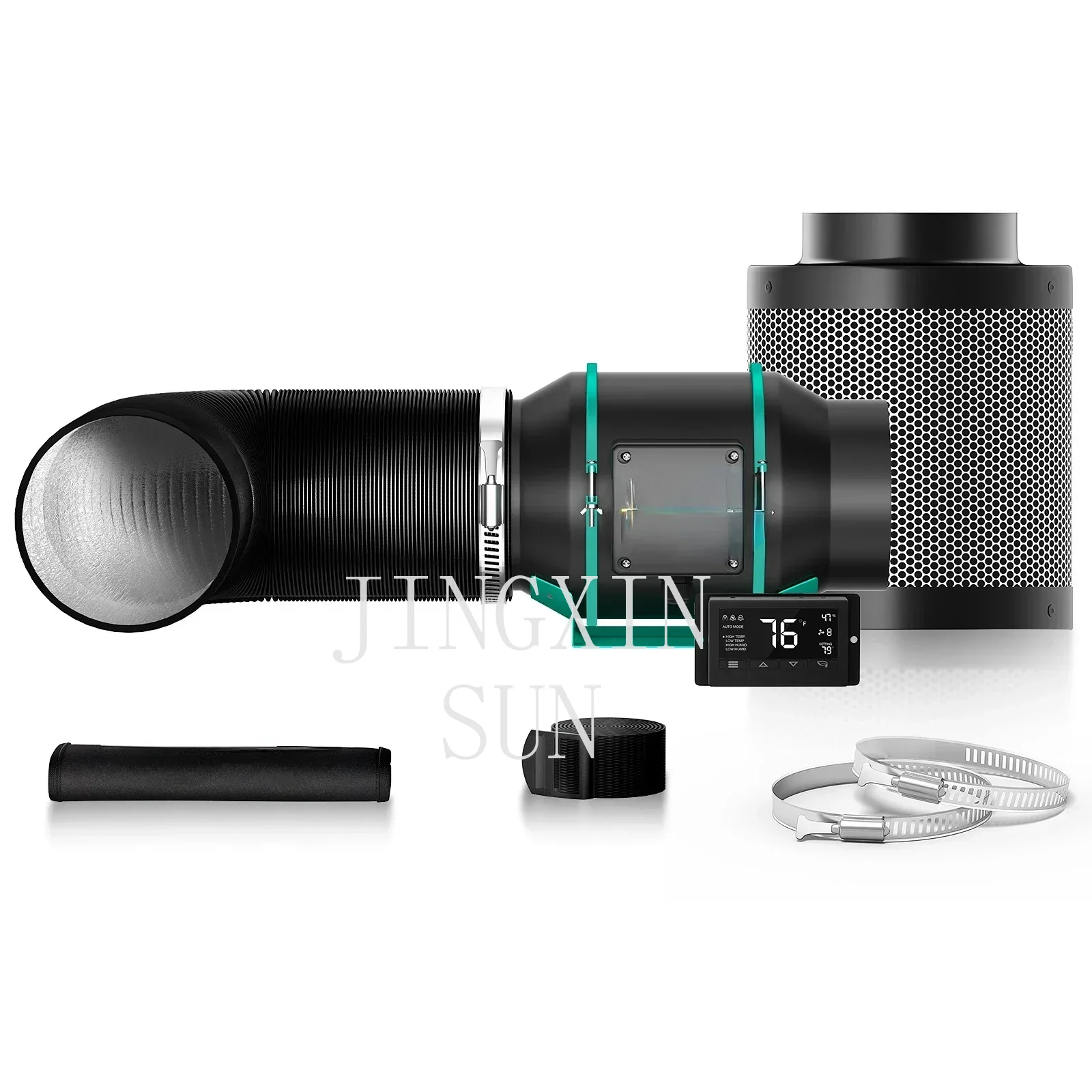 Grow Tent Complete Kit - Kit completo de ventilação com filtro