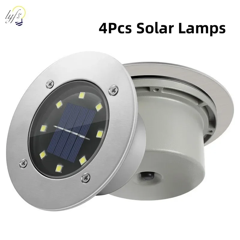 Smart Garden Tools - 4 pçs led solar luzes do