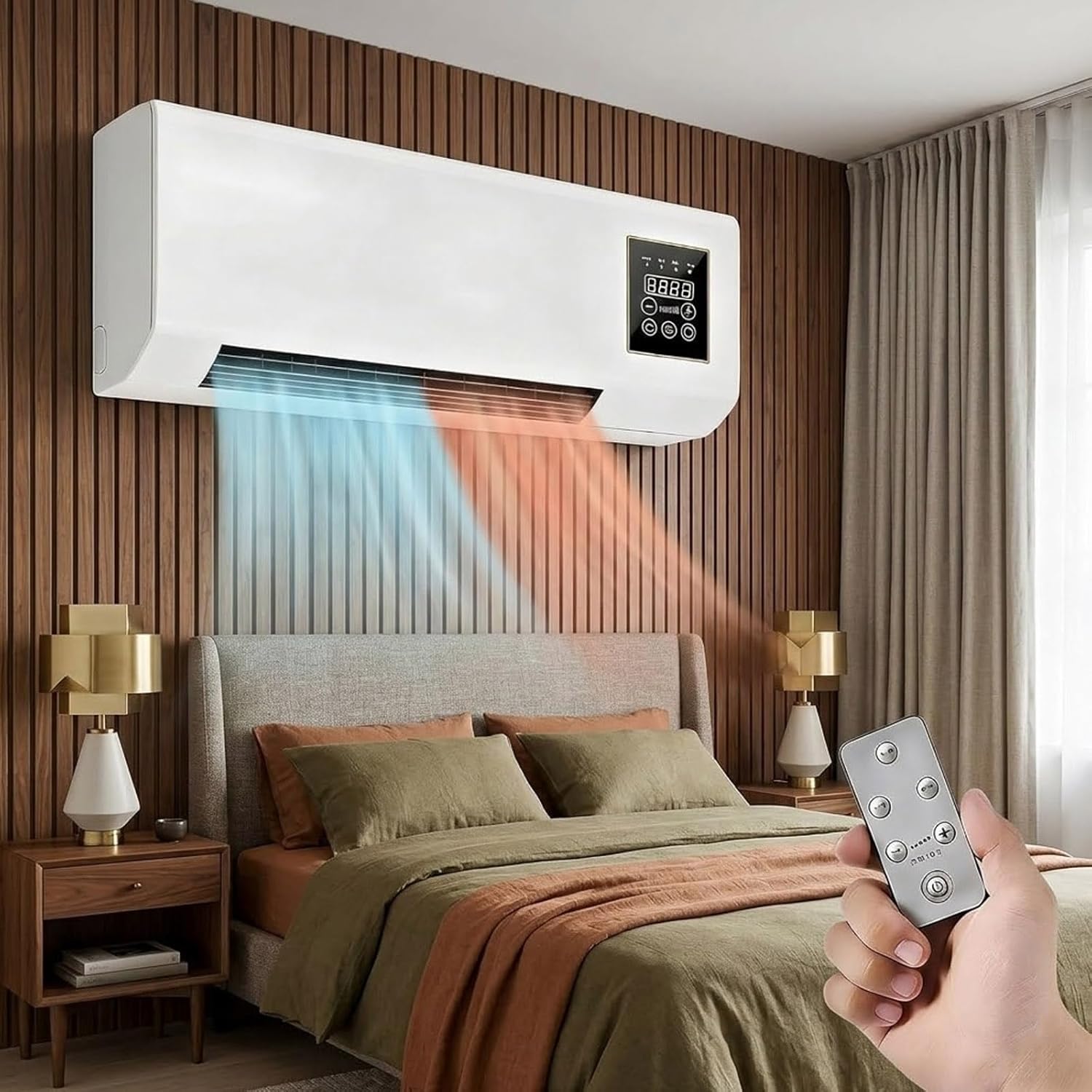 Smart Garden Rooms - Ventilador de Ar Condicionado Montado na