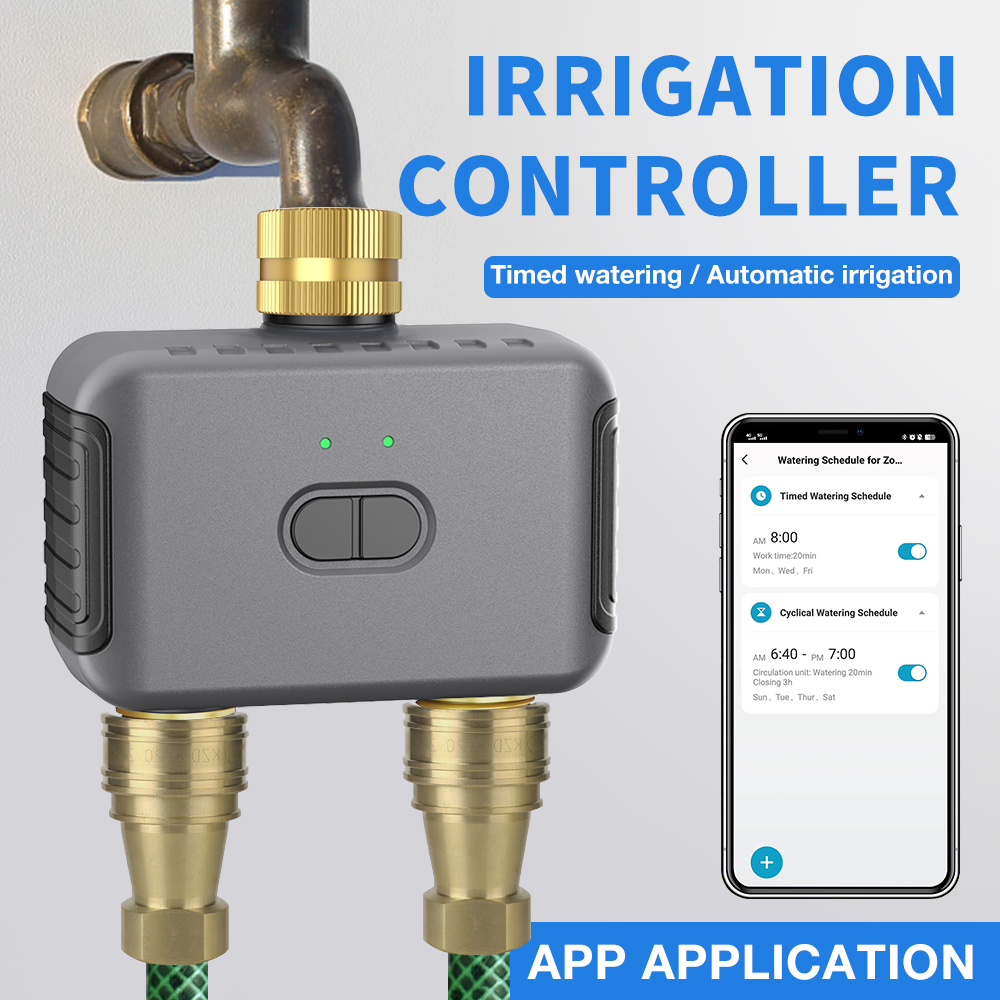 Smart Garden Water - Tuya 2 zona temporizador de rega