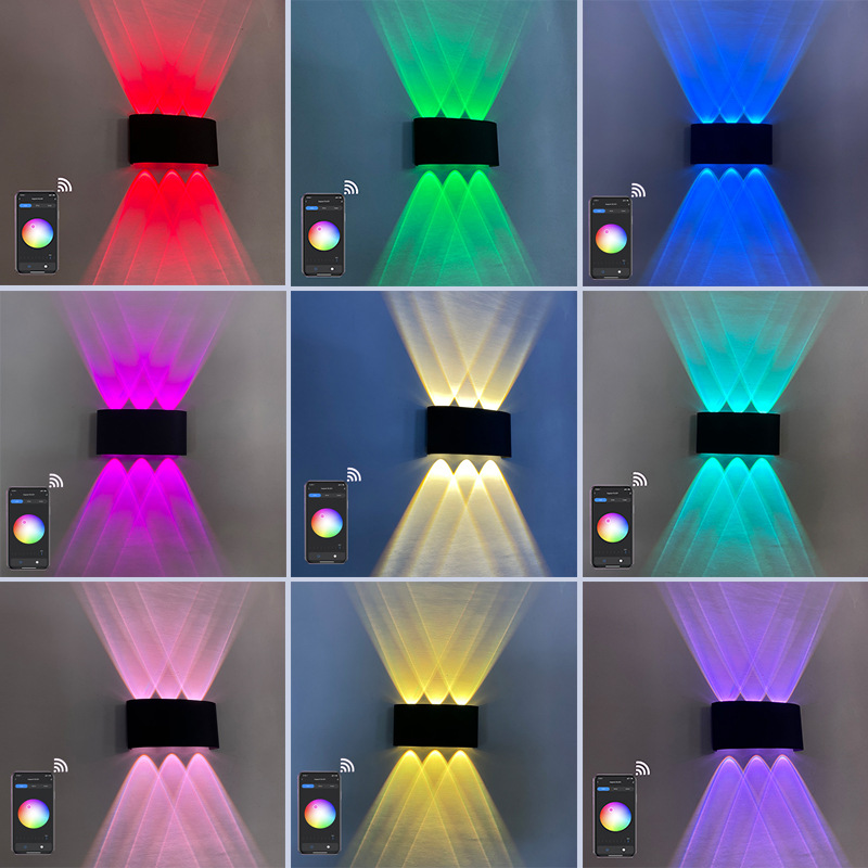 6w 8w rgbw para cima para baix - Smart Garden Rooms avaliação e preço