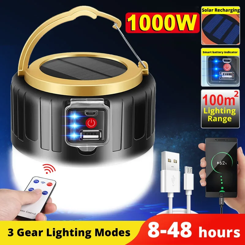 Led solar luz de acampamento b - Smart Garden Solar avaliação e preço