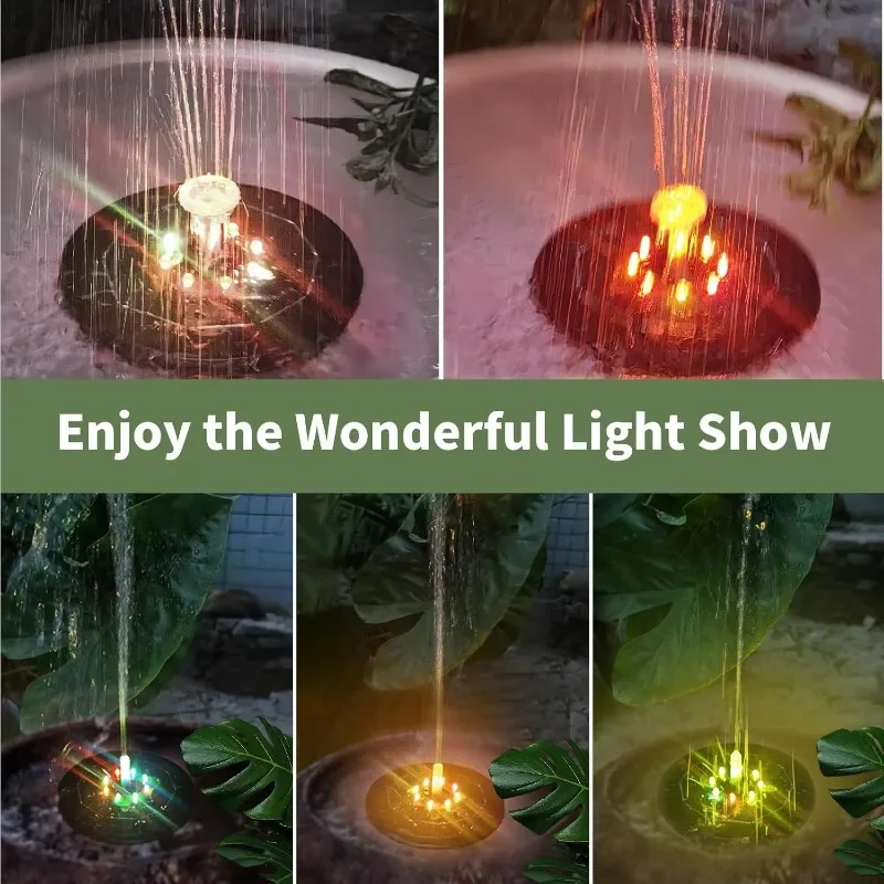 Solar Rotating LED Fountain Li - Smart Garden Solar avaliação e preço
