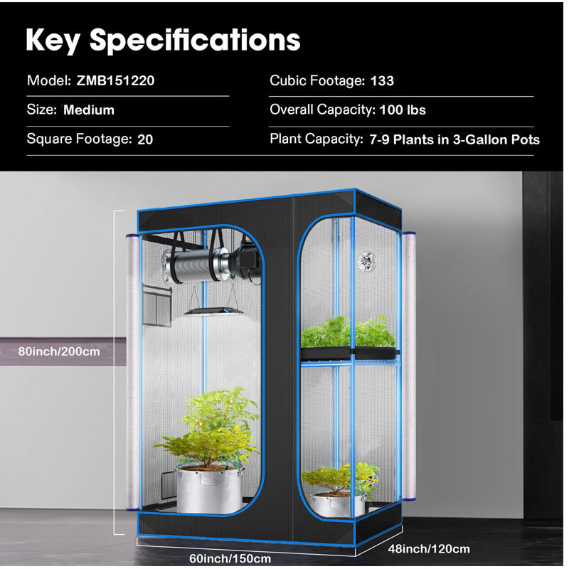 Kit Completo de Cultivo Indoor - Grow Tent Complete Kit avaliação e preço