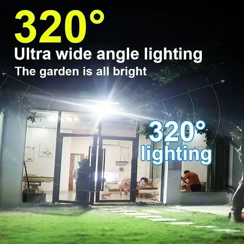12000lm poderosa lâmpada de pa - Smart Garden Solar avaliação e preço