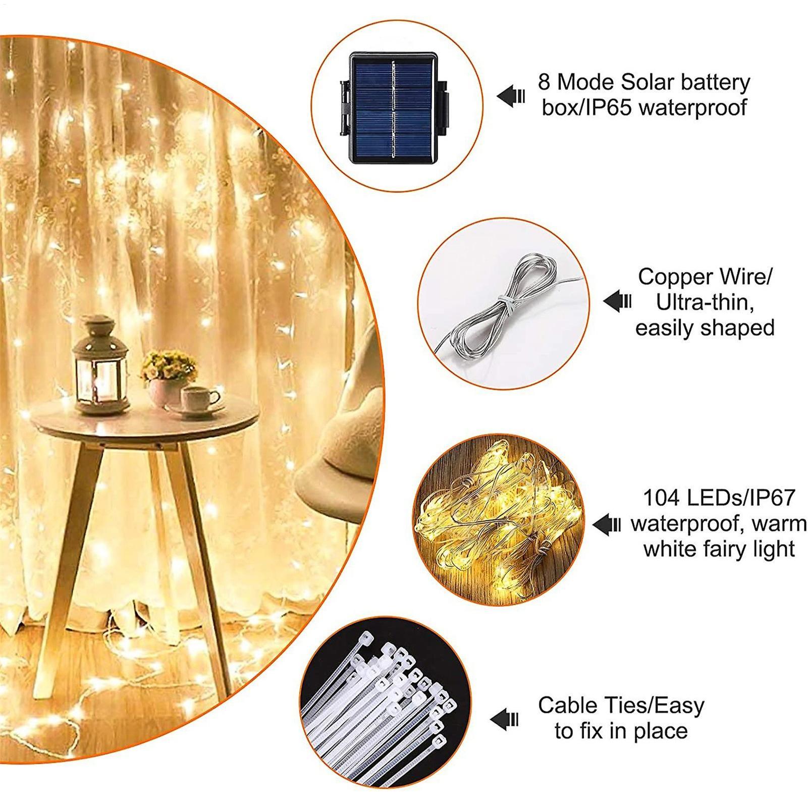 Luzes de Guarda-Sol Solar com  - Smart Garden Umbrella avaliação e preço