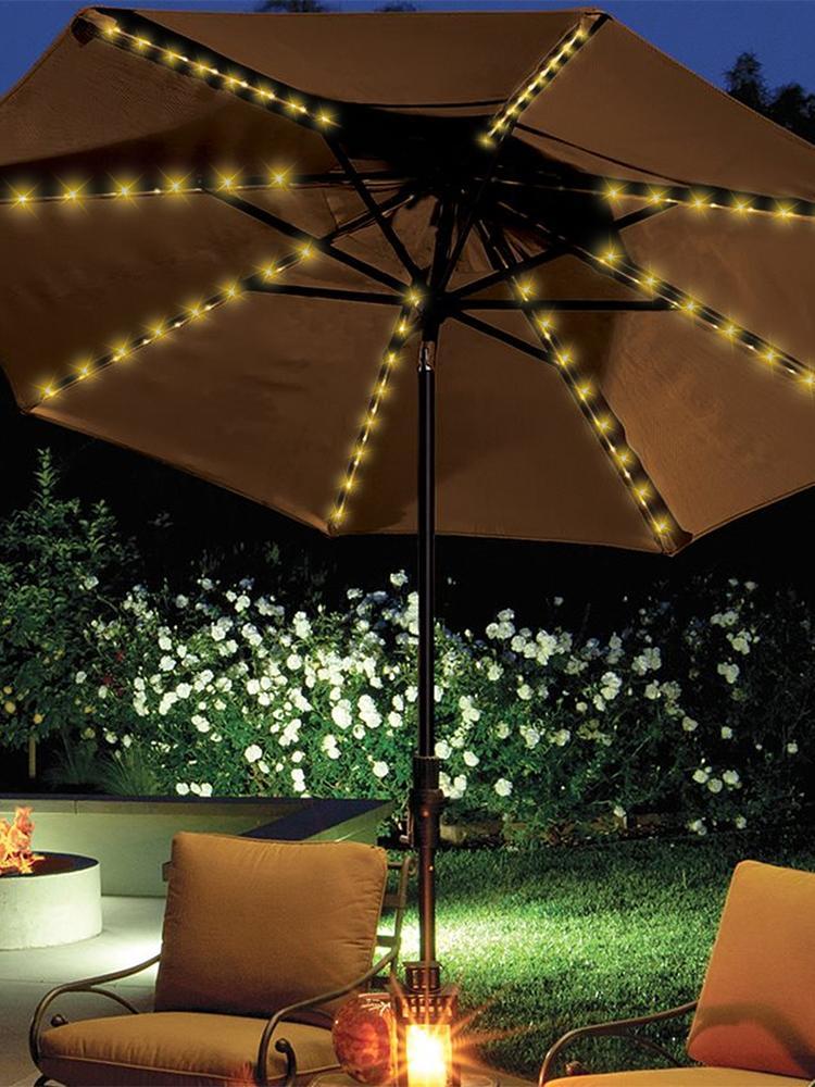 Luzes de Guarda-Sol Solar com  - Smart Garden Umbrella avaliação e preço