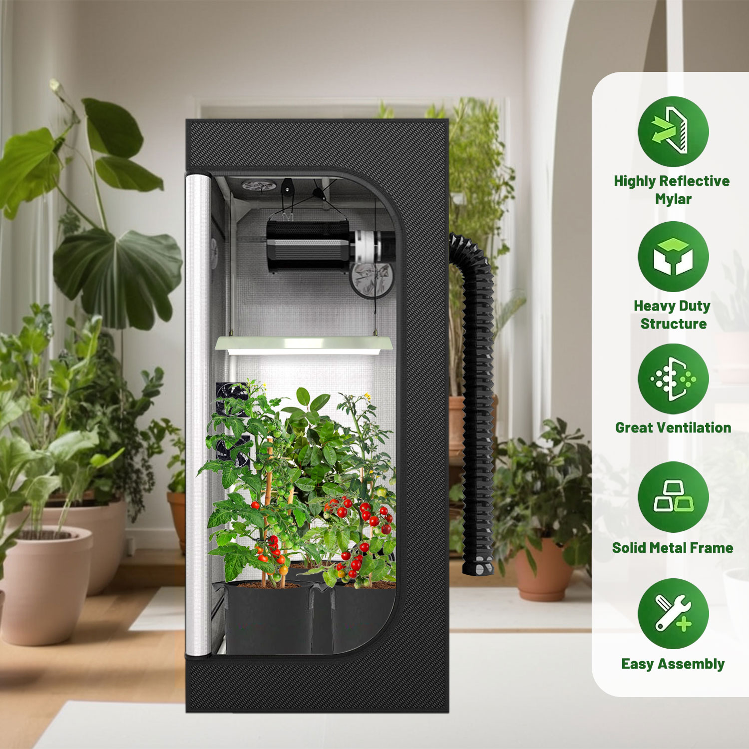 Kit completo de barraca de cul - Grow Tent Complete Kit avaliação e preço