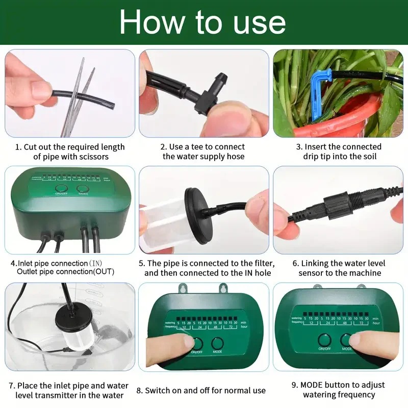 Kit de irrigação solar intelig - Smart Garden Water avaliação e preço